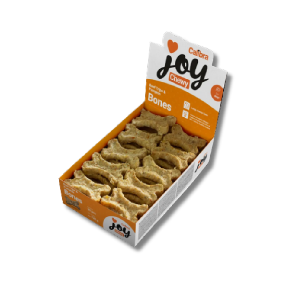 Calibra Joy Dog Chewy Bones Beef Tripe & Pumpkin  720g