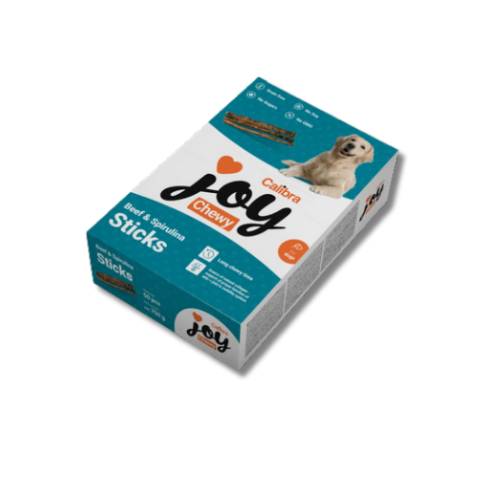 Calibra Joy Dog Chewy Sticks Beef & Spirulina 700g