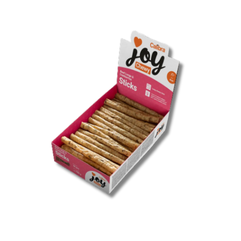 Calibra Joy Dog Chewy  Sticks  Beef Lungs&Cranberries700g