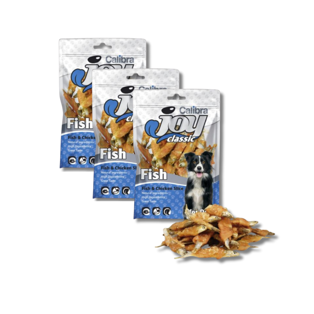 Calibra Joy Dog Classic Fish&Chicken Slice 80g
