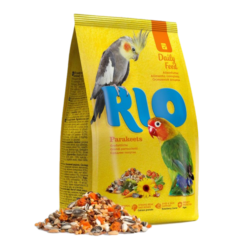 RIO Daily Feed – Alleinfutter für Großsittiche & Papageien