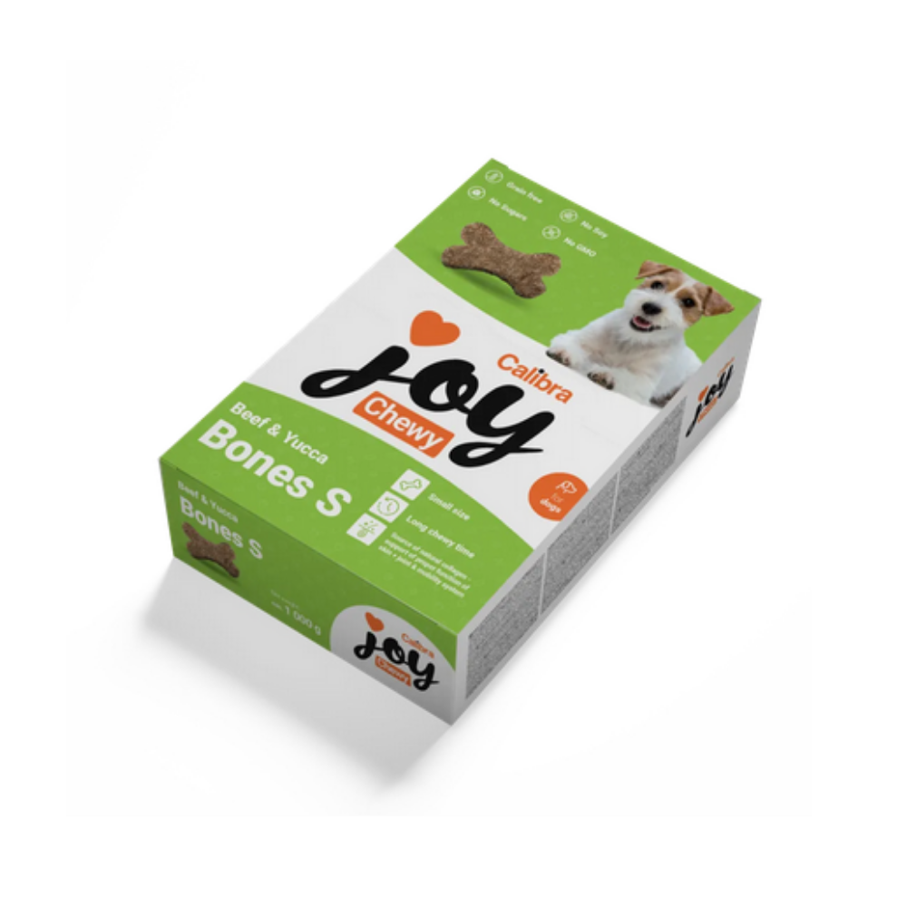 Calibra Joy Dog Chewy Bones S Beef & Yucca 1000g