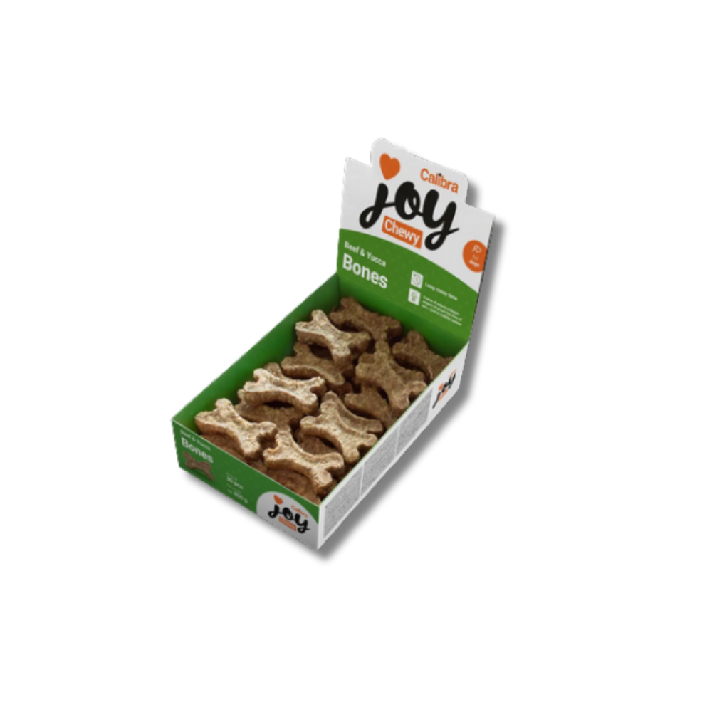 Calibra Joy Dog Chewy Bones Beef & Yucca 850g